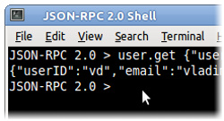 JSON-RPC 2.0 Shell