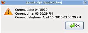 Current date and time formatted in the en_US locale